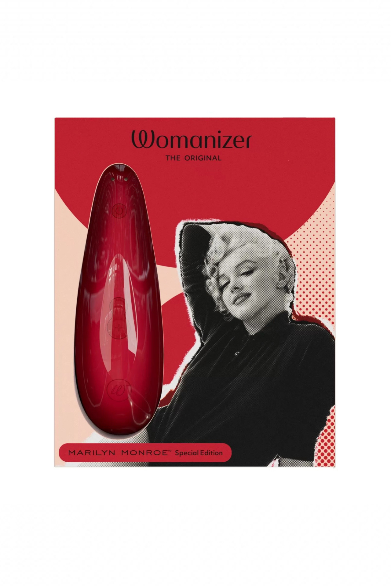 Вакуумный стимулятор Womanizer Classic Marilyn Monroe Red изображение 2